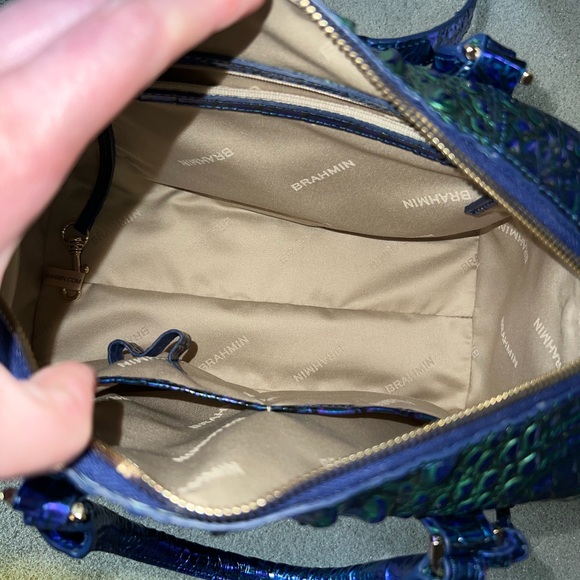 Brahmin Stacy royalty ombré Melbourne bag - Picture 4 of 13